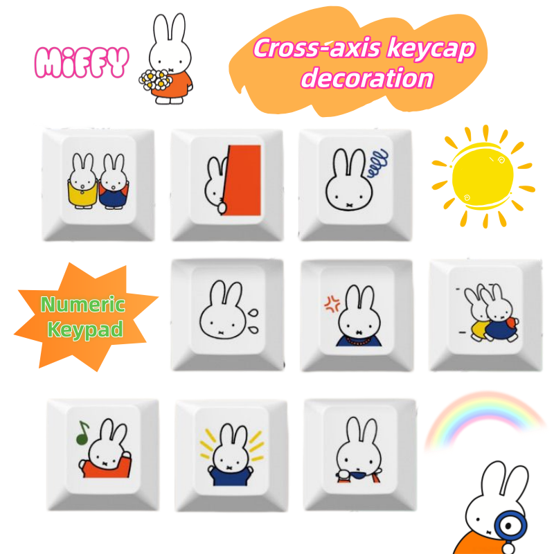 Model Kit Plastic - Nouveau keycap Miffy le lapin, motif