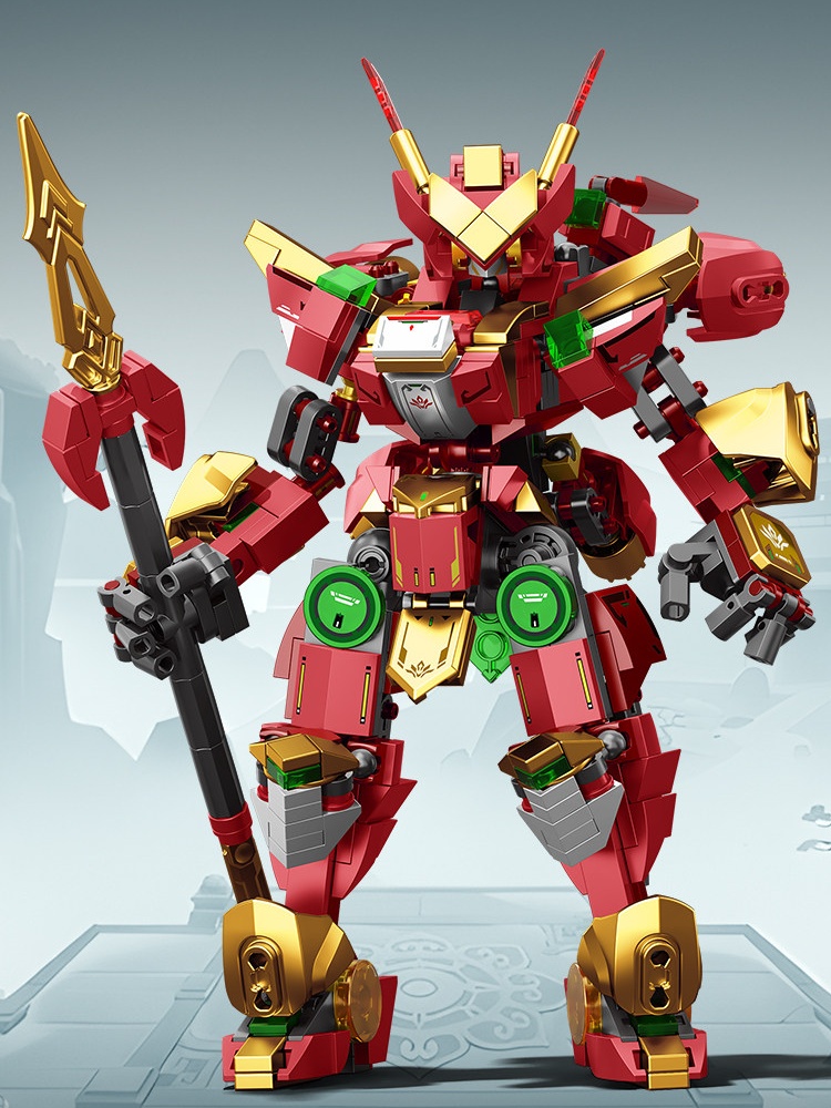 Model Kit Nezha - Blocs de construction Sembo Nezha Warrior