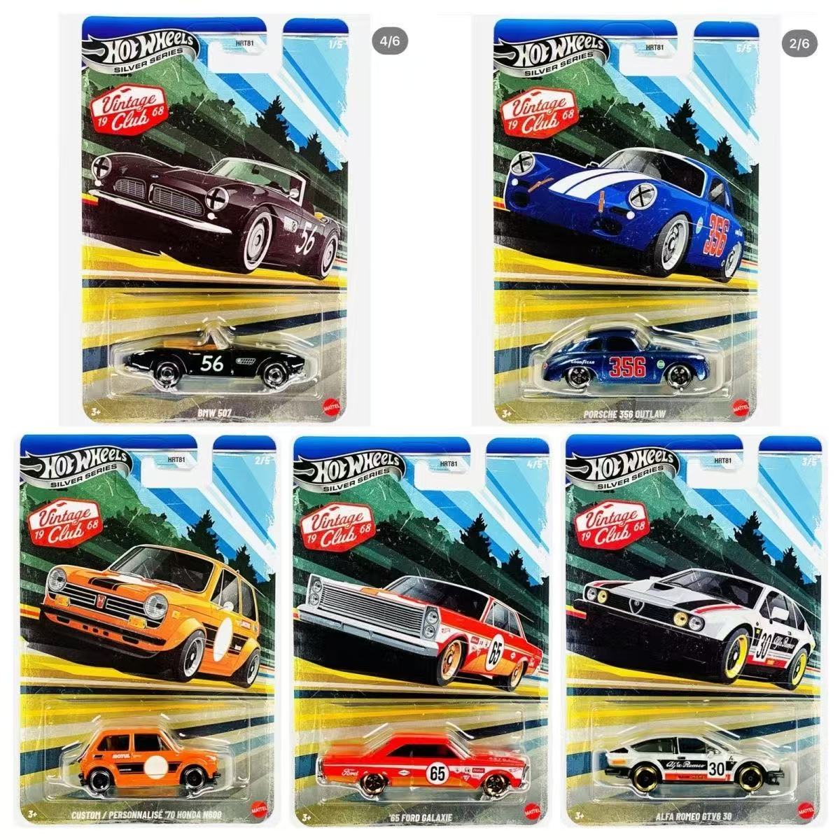 Model Kit Alfa Romeo - Voiture Hot Wheels originale Retro Club
