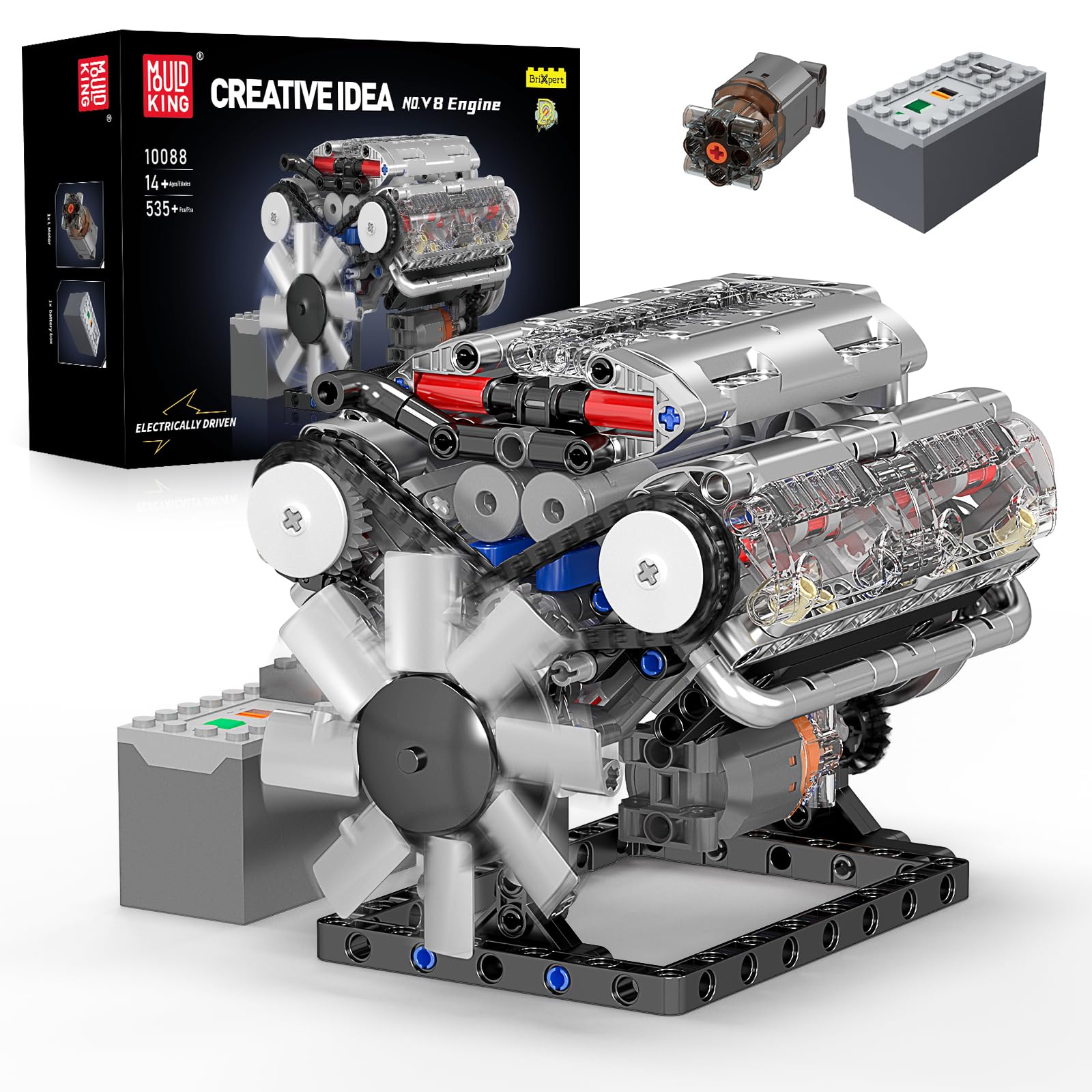 Model Kit Engine V8 - Kit de blocs de construction Mould