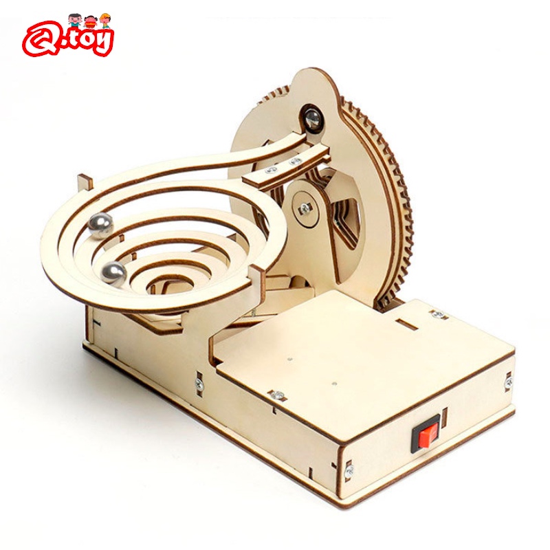 Model Kit Wood - Steam Science-Kit de billes de construction