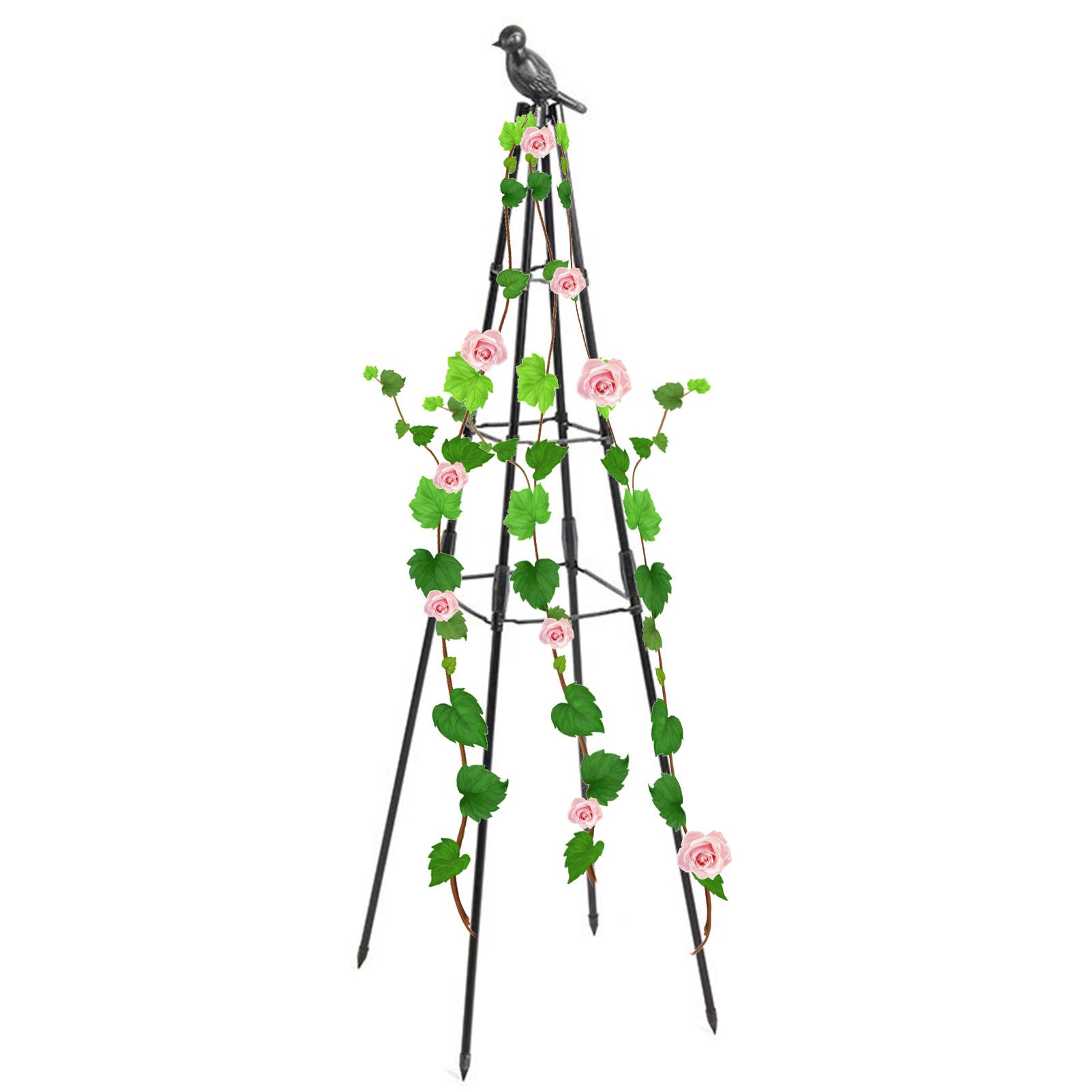 Model Kit Obelisk - Obélisque de jardin en métal, treillis,
