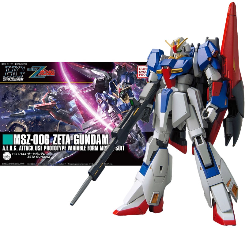Bandai Original HGUC 1/144 Ani - Model Kit Zeta Gundam avis et prix