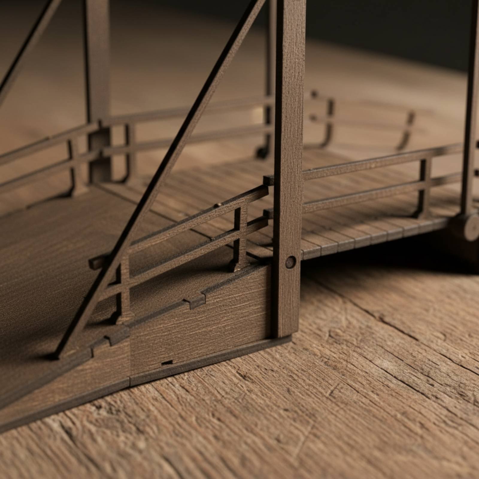 Kit de montage de pont escamot - Model Kit Wood avis et prix