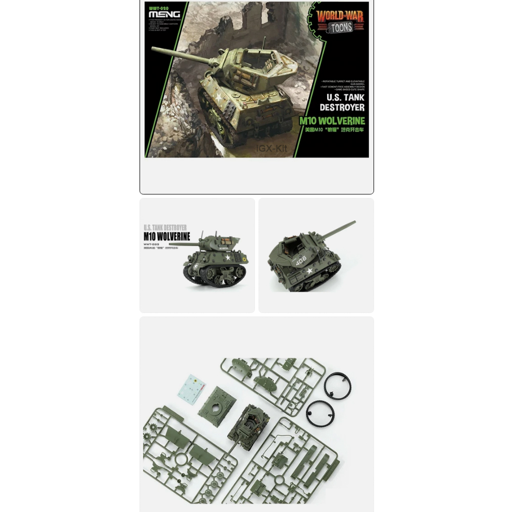 Q Edition Meng WWT020 US Tank  - Model Kit Wolverine avis et prix