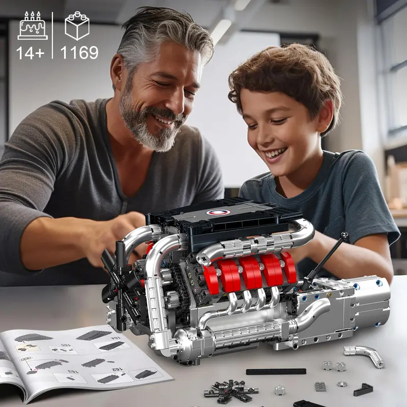 Mould King 10203 1169 pièces K - Model Kit Engine V8 avis et prix