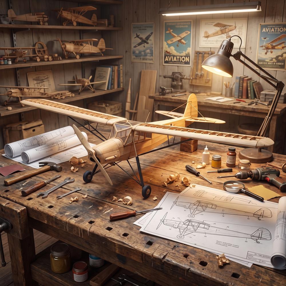 FI-156 Kit de Modèle d'Avion S - Model Kit Wood avis et prix