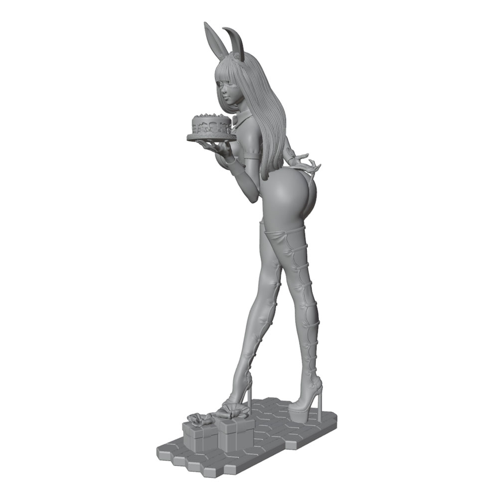 Figurine de fille lapin sur le - Model Kit Hg avis et prix