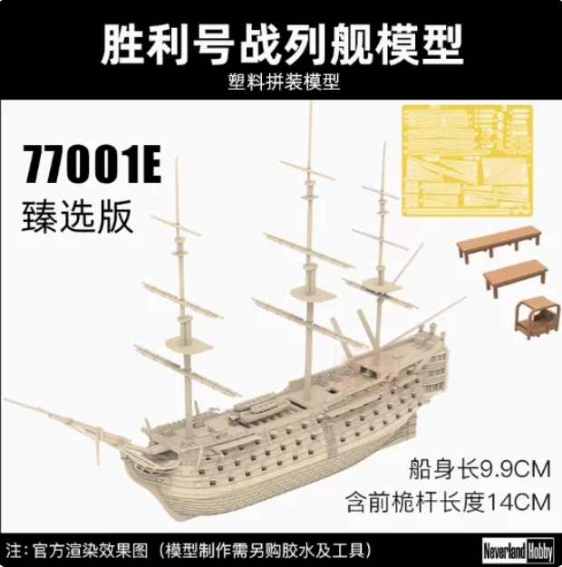1/700 HMS Victory avec intérie - Model Kit Hms Victory avis et prix
