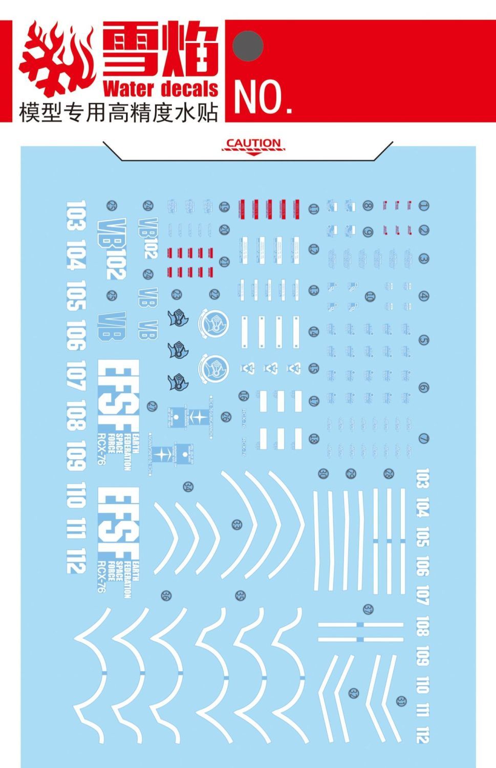 Autocollants fluorescents de h - Model Kit Mecha avis et prix