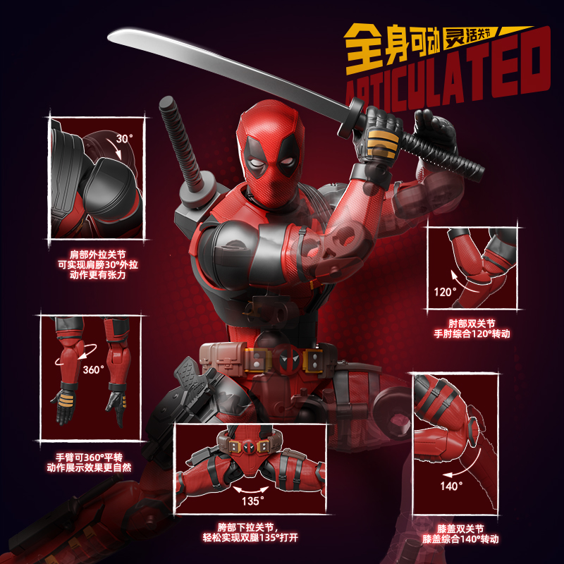 BLOKEES Original 2024 Deadpool - Model Kit Wolverine avis et prix
