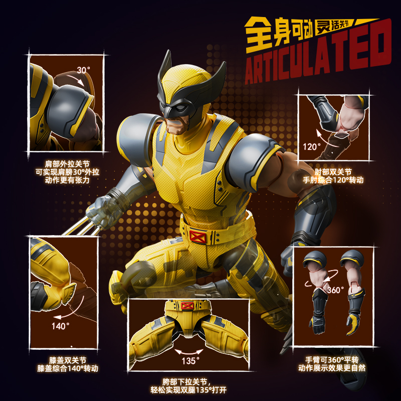BLOKEES Original 2024 Deadpool - Model Kit Wolverine avis et prix